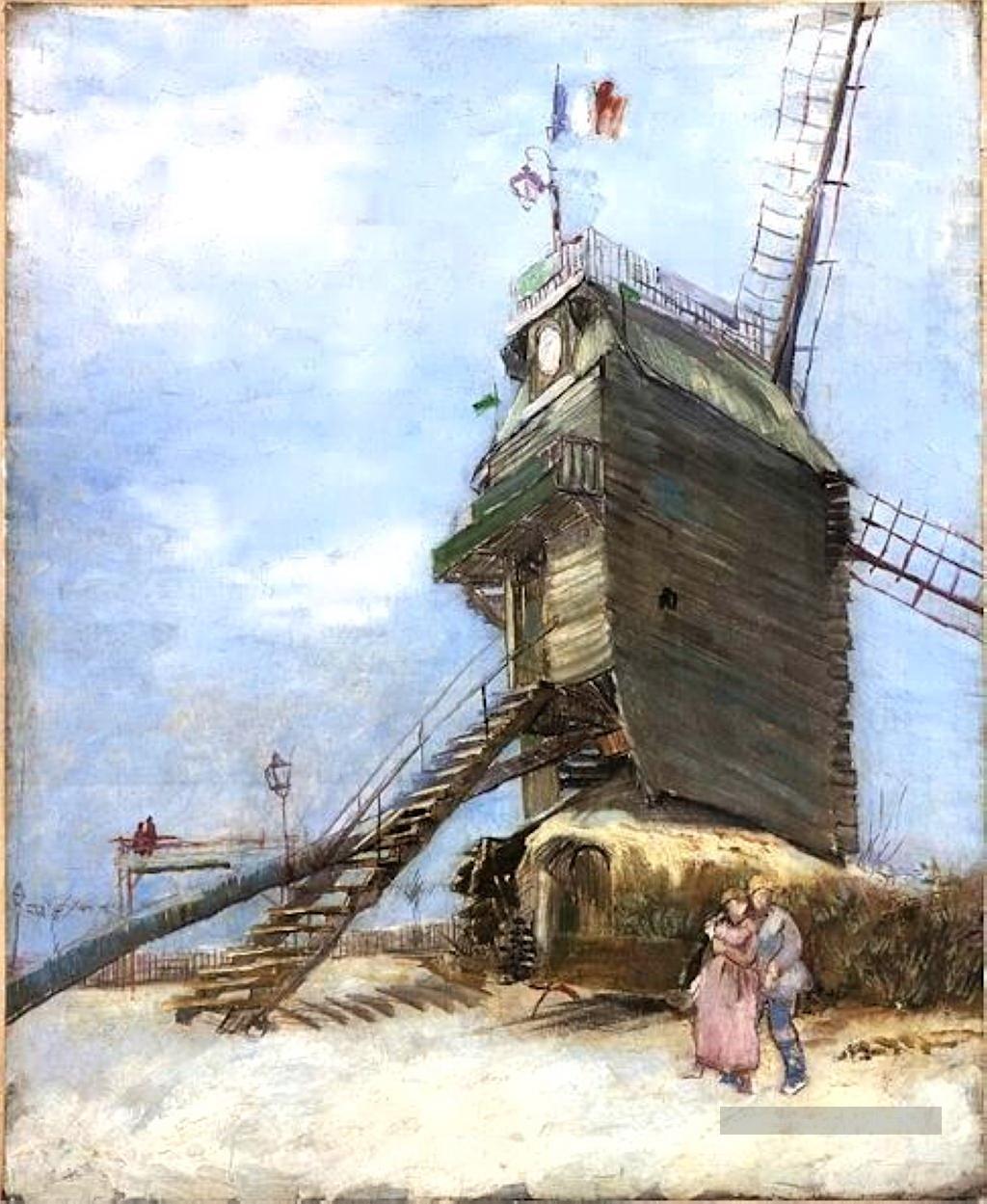 Le Moulin de la Galette 4 Vincent van Gogh Peintures à l'huile